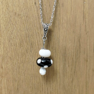 Pendentif Eau Noire  Silence Profond