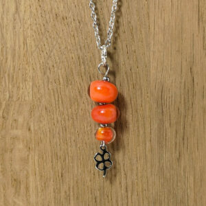 Pendentif Orange Joie en Mouvement