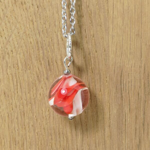 Pendentif Rouge Cœur de Braise Douce