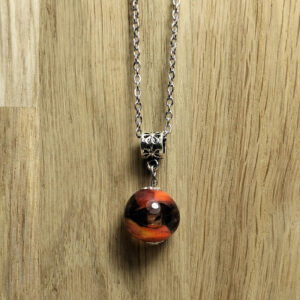 Pendentif Orange Feu – Feu des Profondeurs