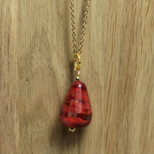Pendentif Rouge Feu – Feu Racine