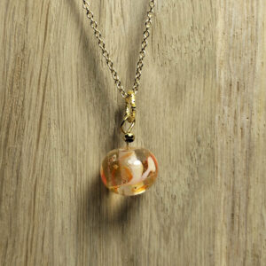 Pendentif Orange – Braise Précieuse