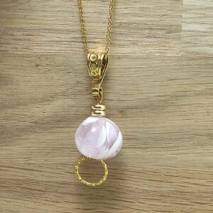 Pendentif Cocon de Rose