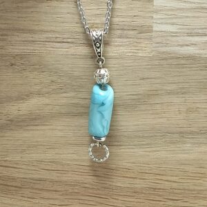 Pendentif Bleu Eau - Souffle d’Eau Claire