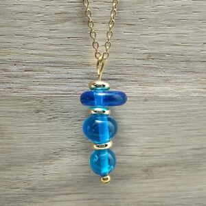 Pendentif Eau Bleue  Courant Intérieur
