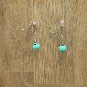 Boucles d’oreilles verre filé Vert - Éveil Printanier